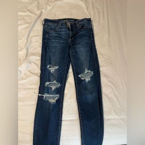 American eagle jeans! Hardly ever worn. Size 12 Long